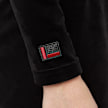 FUBU Old English Rhinestone Velours Long Sleeve negro 18056 4