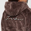FUBU Signature Rhinestone Fur Jacket braun 18081 5