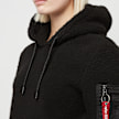 Alpha Industries Teddy Hoody Wmn schwarz 18145 3