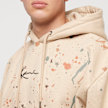 Karl Kani Small Signature OS Paintsplatter Hoodie beige 18233 3