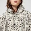 Karl Kani Metal Signature Paisley OS Teddy Hoodie beige 13078 3