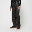 Karl Kani Small Signature PU Wide Fit Pants crna 13100 1