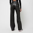 Karl Kani Small Signature PU Wide Fit Pants crna 13100 2