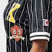 Karl Kani Retro Patch Pinstripe Baseball Shirt zwart 13148 4