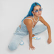 Juicy Couture Classic Cuffed Joggers With Diamante Branding blau 13405 5