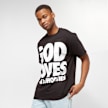 40s & Shorties God Loves Tee schwarz 13688 1