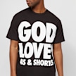 40s & Shorties God Loves Tee schwarz 13688 3
