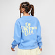 On Vacation Calligraphy Ladies Sweater blu 13884 2