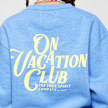 On Vacation Calligraphy Ladies Sweater blauw 13884 4