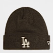 New Era League Essential Cuff Beanie MLB Los Angeles Dodgers marrone 13989 1