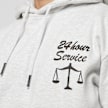 Market 24 Hr Lawyer Service Hoodie grau 14042 4