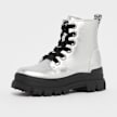 Buffalo Aspha Laceup Hi plata 14073 2
