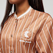 Karl Kani Retro Emblem Pinstripe Baseball Shirt braun 14351 3