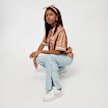 Karl Kani Retro Emblem Pinstripe Baseball Shirt braun 14351 4