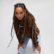 Karl Kani Small Signature Corduroy Oversize Hoodie smeđa 14374 1