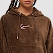 Karl Kani Small Signature Corduroy Oversize Hoodie braun 14374 3