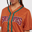 SNIPES College Logo Cropped Baseball Jersey braun 14691 3