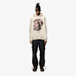 PEQUS Artist Or A Killer ? Graphic Hoodie beige 15369 4