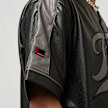 FUBU Varsity Leather Baseball Jersey grau 15514 4