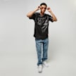 FUBU Varsity Leather Baseball Jersey grau 15514 6