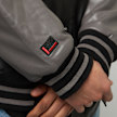 FUBU Varsity Leather Jacket nero 15524 6
