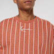 Karl Kani Small Signature Heavy Jersey Pinstripe Tee marrón 18312 3