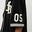 FUBU Old English Velour Baseball Jersey weiß 18433 5