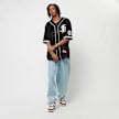 FUBU Old English Velour Baseball Jersey weiß 18433 7