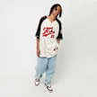 FUBU Varsity Pinstriped Baseball Jersey weiß 18434 7
