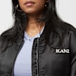 Karl Kani Chest Retro Satin Bomber Jacket zwart 18462 3