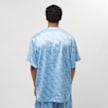 FUBU Retro All Over Print Baseball Jersey bleu 18627 2