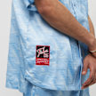FUBU Retro All Over Print Baseball Jersey bleu 18627 4