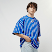 Karl Kani Small Signature Boxy Heavy Jersey Pinstripe Tee plava 19160 1