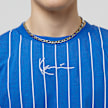 Karl Kani Small Signature Boxy Heavy Jersey Pinstripe Tee blau 19160 3