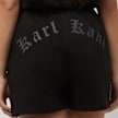 Karl Kani Woven Signature Old English Shorts noir 19188 4