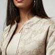 Karl Kani Woven Signature Reversible Satin Bomber Jacket beige 19219 7