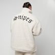 SNIPES Large Old English Logo Oversized Sherpa Troyer beige 19547 2