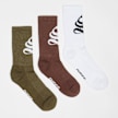 SNIPES 3 PACK - Bold Logo Jaquard Crew Socks multicolorido 20347 2