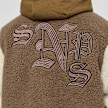 SNIPES Old English Logo Sherpa Varsity Jacket bež 20385 5
