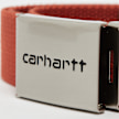 Carhartt WIP Clip Belt Chrome rood 20647 4