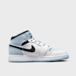 Jordan Air Jordan 1 Mid SE Big Kids' Shoes (GS) plava 20868 2