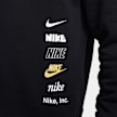 Nike   Club Fleece+ Brushed-Back Crew zwart 21128 4