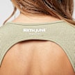 Sixth June Monochrom Crop Top vert 21450 3