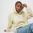 SNIPES Large Old English Logo Washed Oversized Cropped Hoodie verde 21784 1