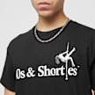 40s & Shorties Text Logo Pole Tee schwarz 21787 3