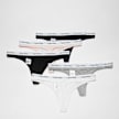 Calvin Klein Underwear 5 PACK - Thong nero 22172 2