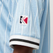 Karl Kani Varsity Pinstripe Baseball Shirt blauw 22219 4
