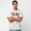 FUBU College Leather Baseball Jersey bege 22747 1