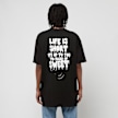Lost Youth Tee ''Life Is Short'' nero 22857 1