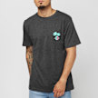 Karl Kani Small Signature Wavy Block Tee castanho 19771 5
